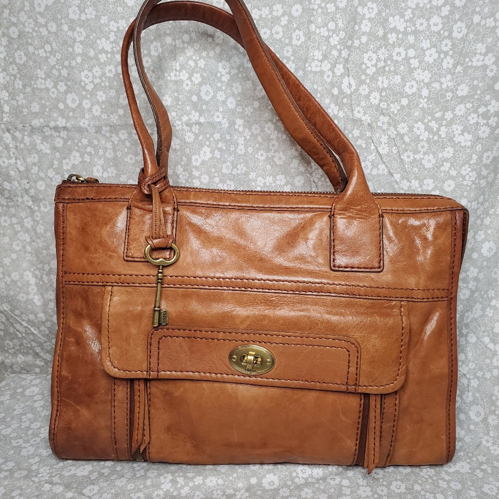 Fossil Stanton Satchel Fossil Dawson Wallet - image 3